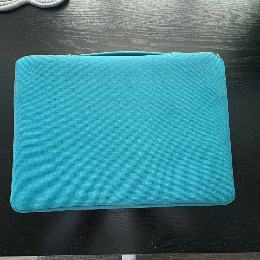 Mosiso 13” Laptop/Tablet Case Zip-Around Sleeve Teal Carry Handle EUC - Picture 3 of 7